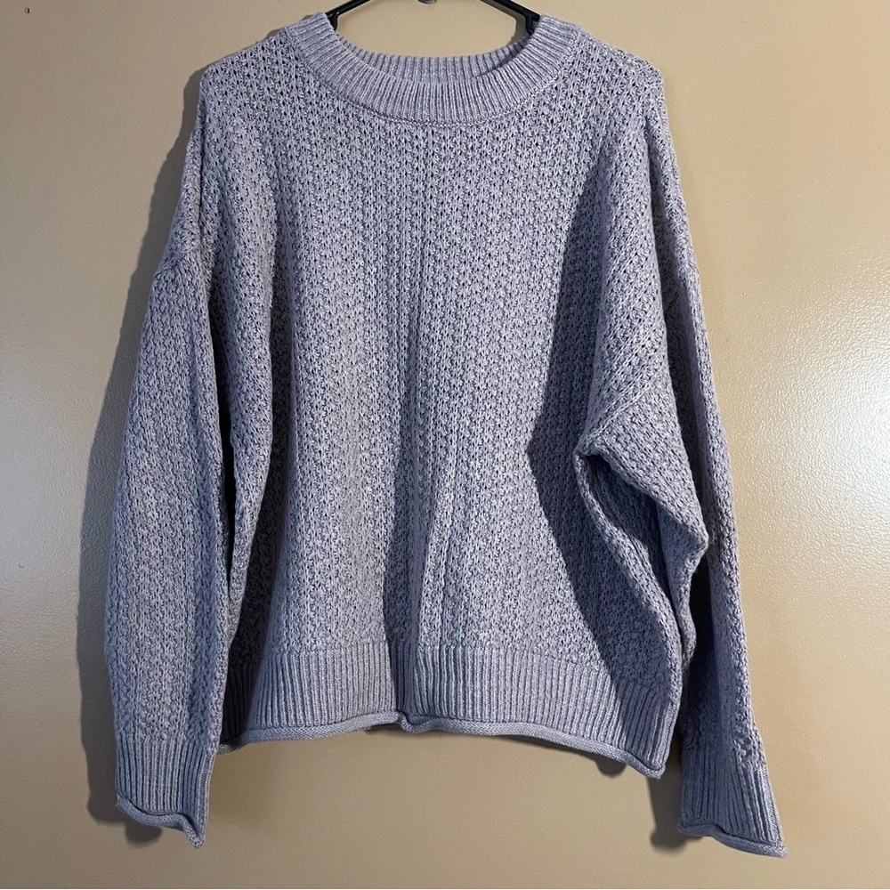 Universals thread Cozy Knit Sweater in Light periwinkle size large